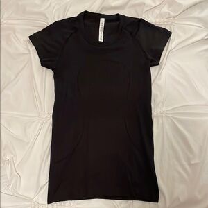 Black Lululemon Swiftly Tech Short-Sleeve Shirt